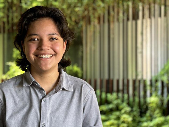 Ilana Valenzuela, a first-semester aerospace and mechanical engineering student at the University of Arizona College of Engineering.