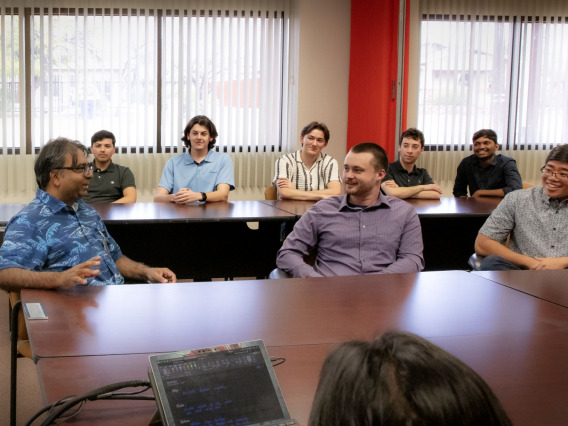 Jekan Thanga, an aerospace and mechanical engineering professor at the University of Arizona College of Engineering, leads the ASTEROIDS and SpaceTREx laboratories.