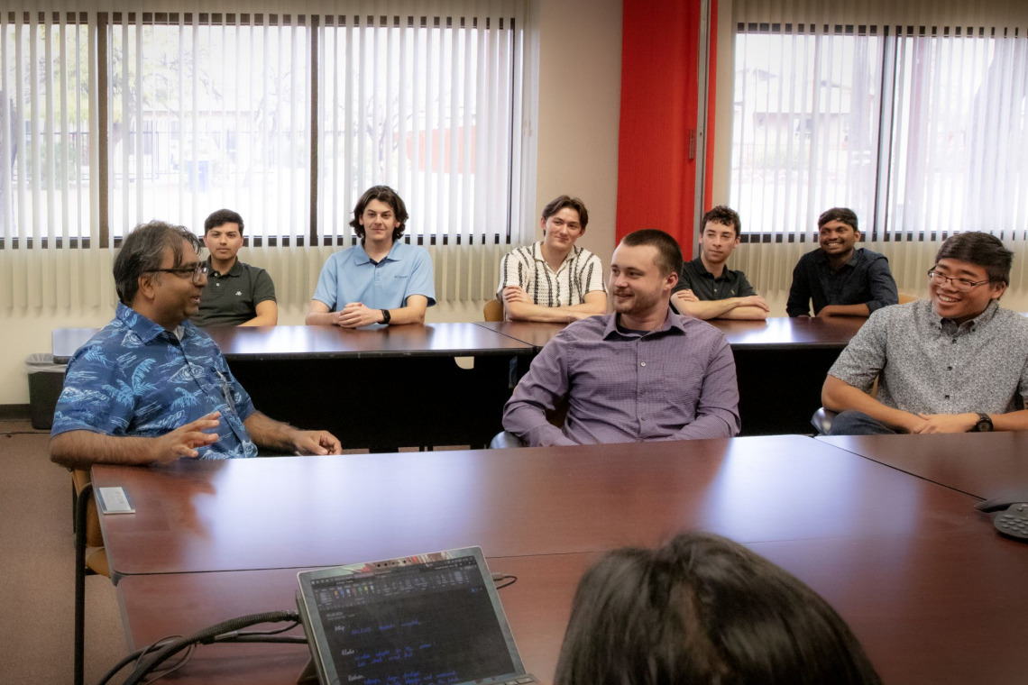 Jekan Thanga, an aerospace and mechanical engineering professor at the University of Arizona College of Engineering, leads the ASTEROIDS and SpaceTREx laboratories.