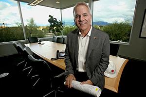 Alumnus Mike Hoover, president and CEO of Sundt Construction