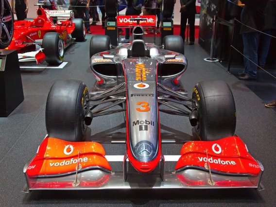 A formula one racing car.
