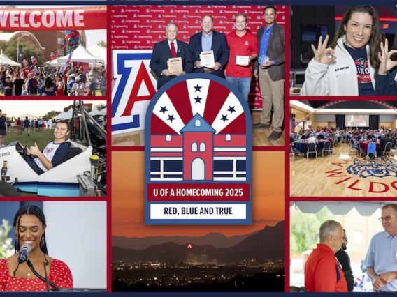 Univ of AZ Engineering Homecoming 2025 banner